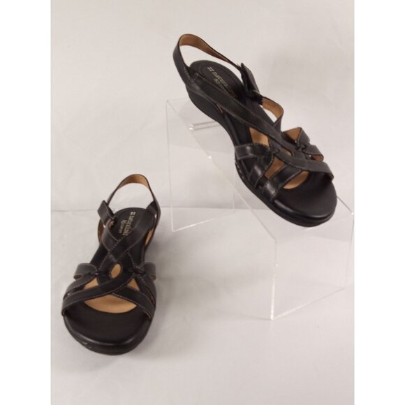 Naturalizer Original Box Women's Cooper Black Sandals Size 7.5 - Picture 3 of 10